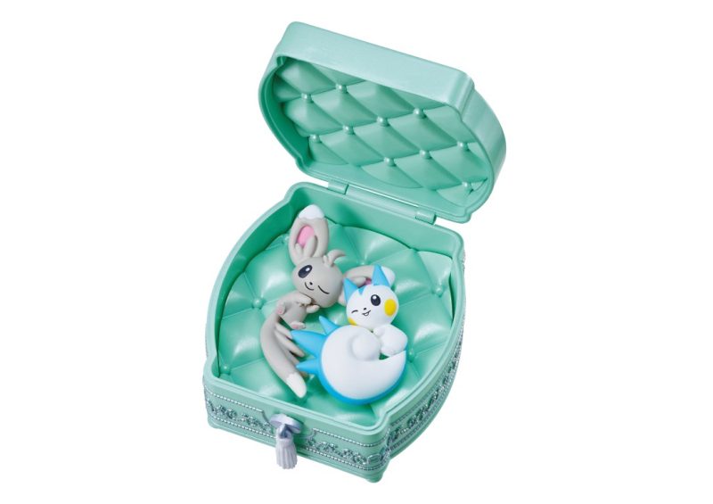 ポケモン Romantic Collection2 チラーミィとパチリス ジュエリーケースで寝転ぶ姿