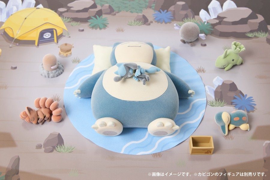 ポケモンスリープ フィギュアとカビゴンのイメージ写真