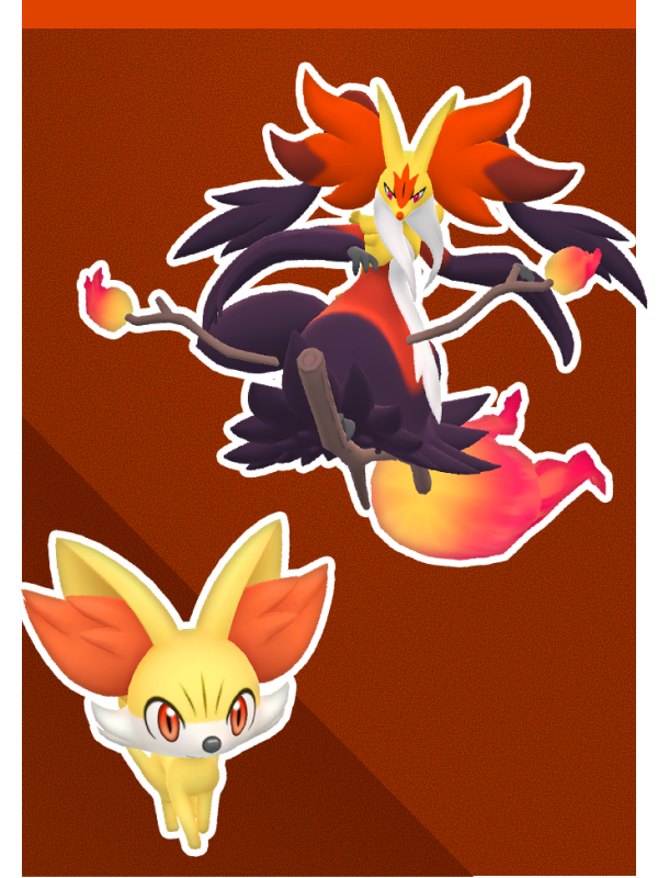 フォッコとメガマフォクシー ポケモンGOメガフィナーレ