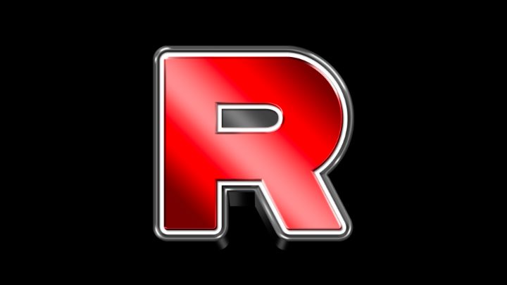 ポケポケ新テーマ拡張パック「ロケット団の野望」のロケット団Rマークビジュアル