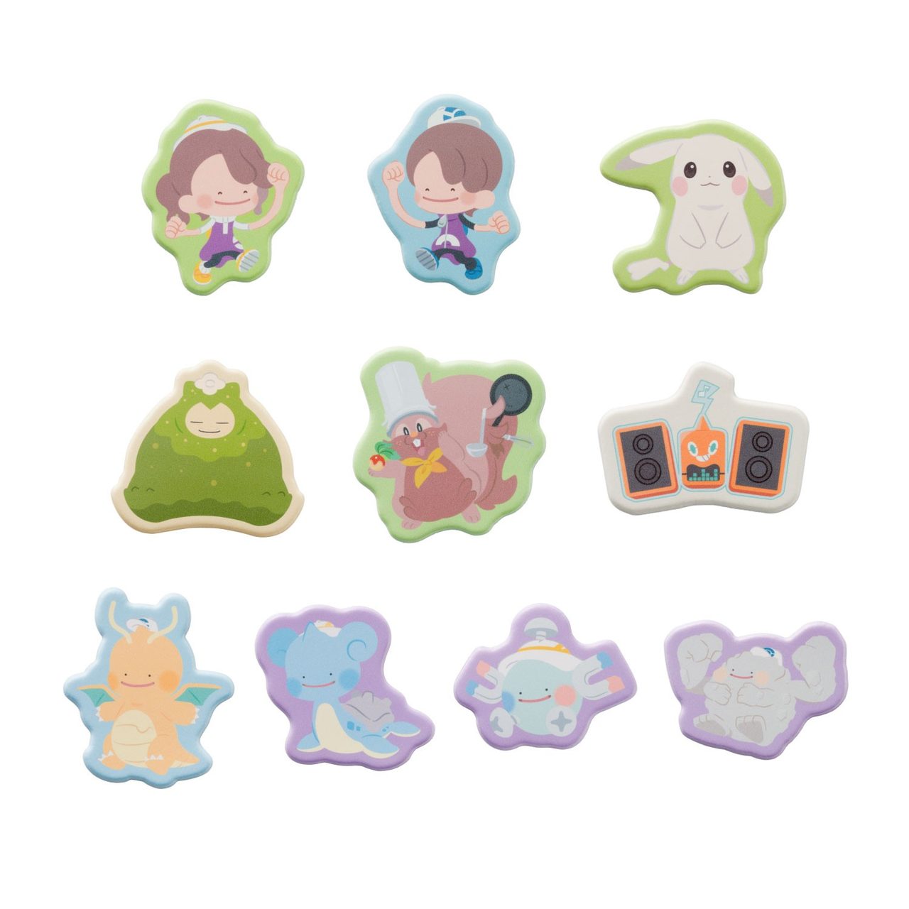 ぽこあポケモン ぷにぷにシール全10種 440円