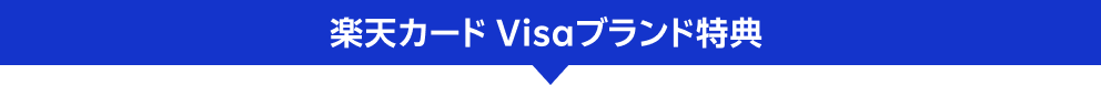 楽天カードVisaブランド特典の見出し画像
