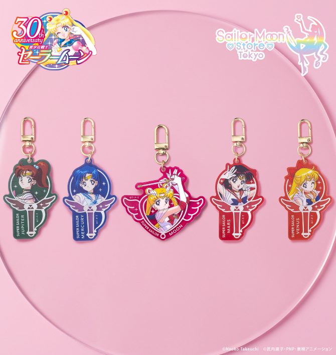セーラームーン ホログラムアクリルキーホルダー全5種