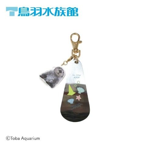 しまむら×鳥羽水族館 チャーム付き靴ベラ メイちゃん