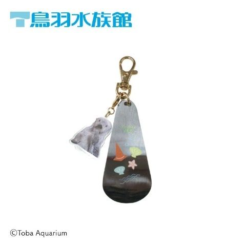 しまむら×鳥羽水族館 チャーム付き靴ベラ キラちゃん