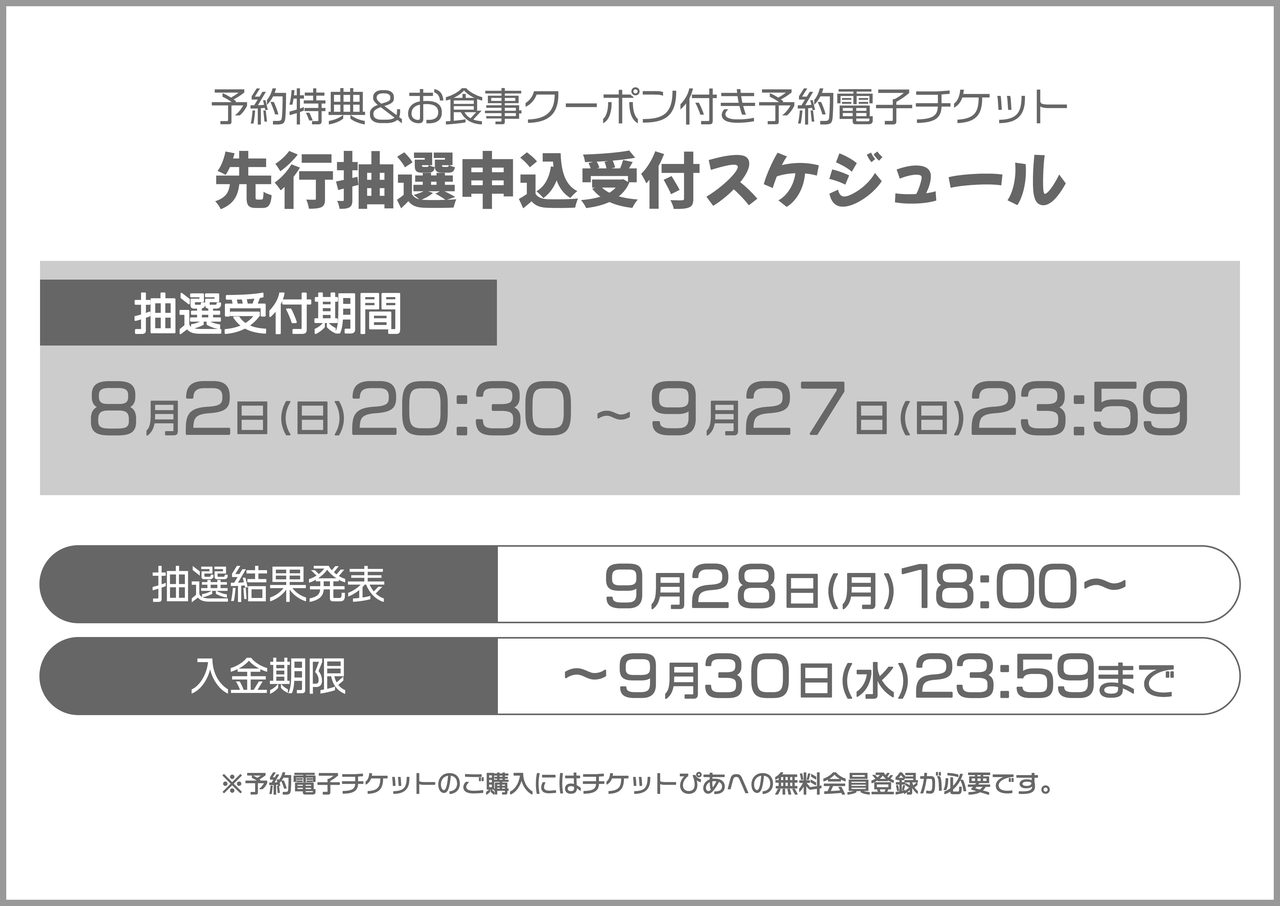 STARGLOW×TOWER RECORDS CAFE 抽選受付スケジュール