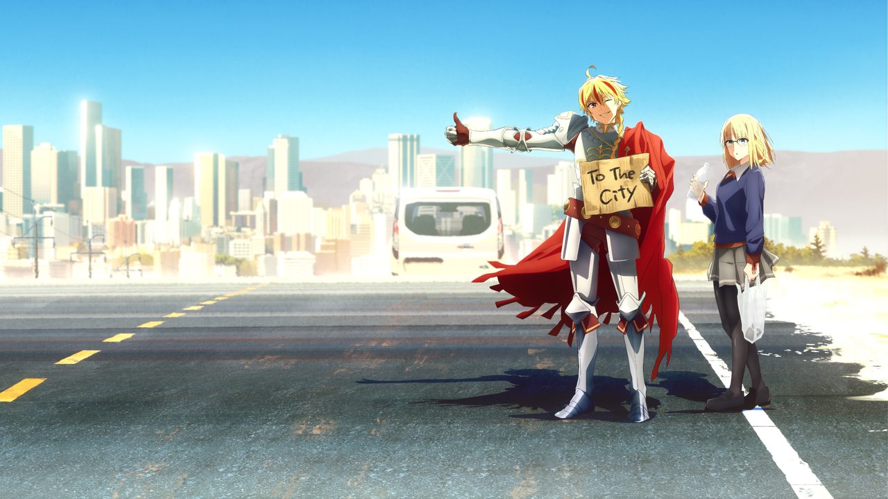 Fate/strange Fake 前シリーズのキービジュアル(昼)