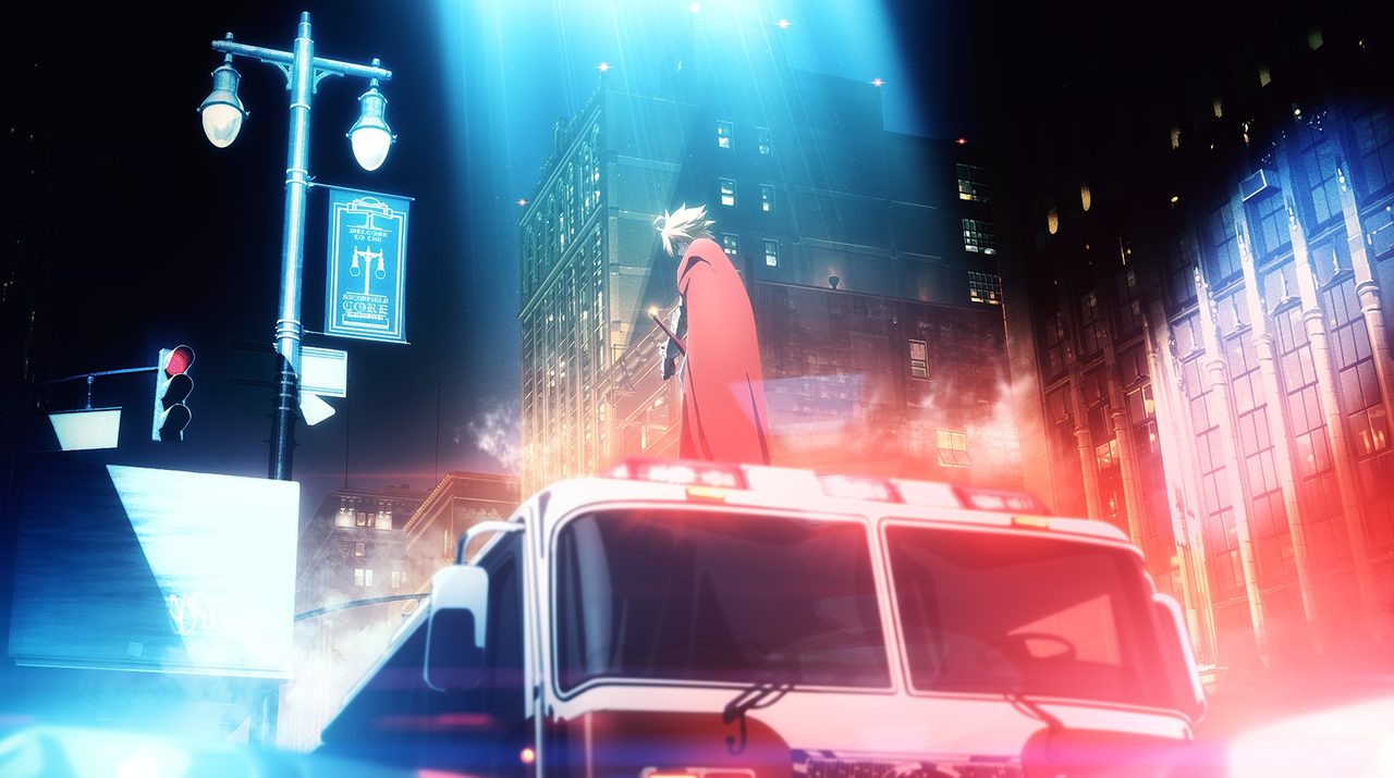 Fate/strange Fake 前シリーズのキービジュアル(夜)