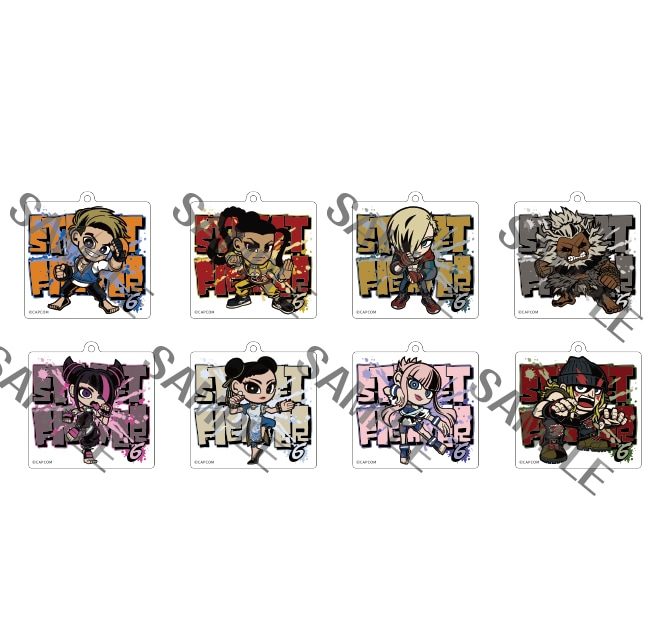 ストリートファイター6 描き起こしアクリルキーホルダーコレクション