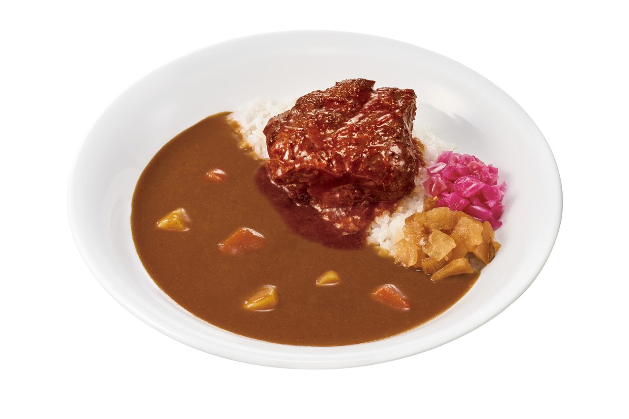 すき家 にんにくファイヤーポークロックカレー 唐辛子フレークトッピング