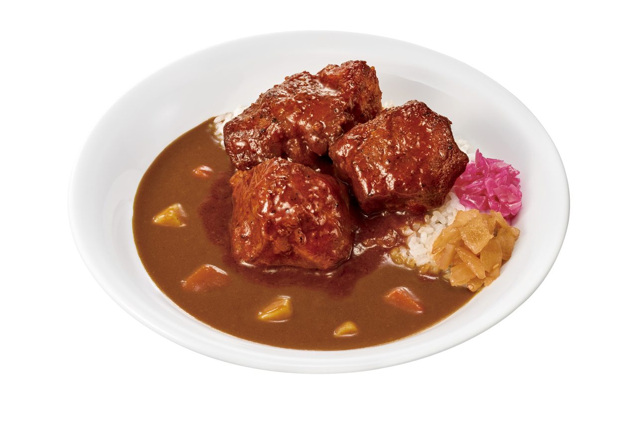 すき家 ポークロックカレー 肉トリプル 肉塊3個盛り