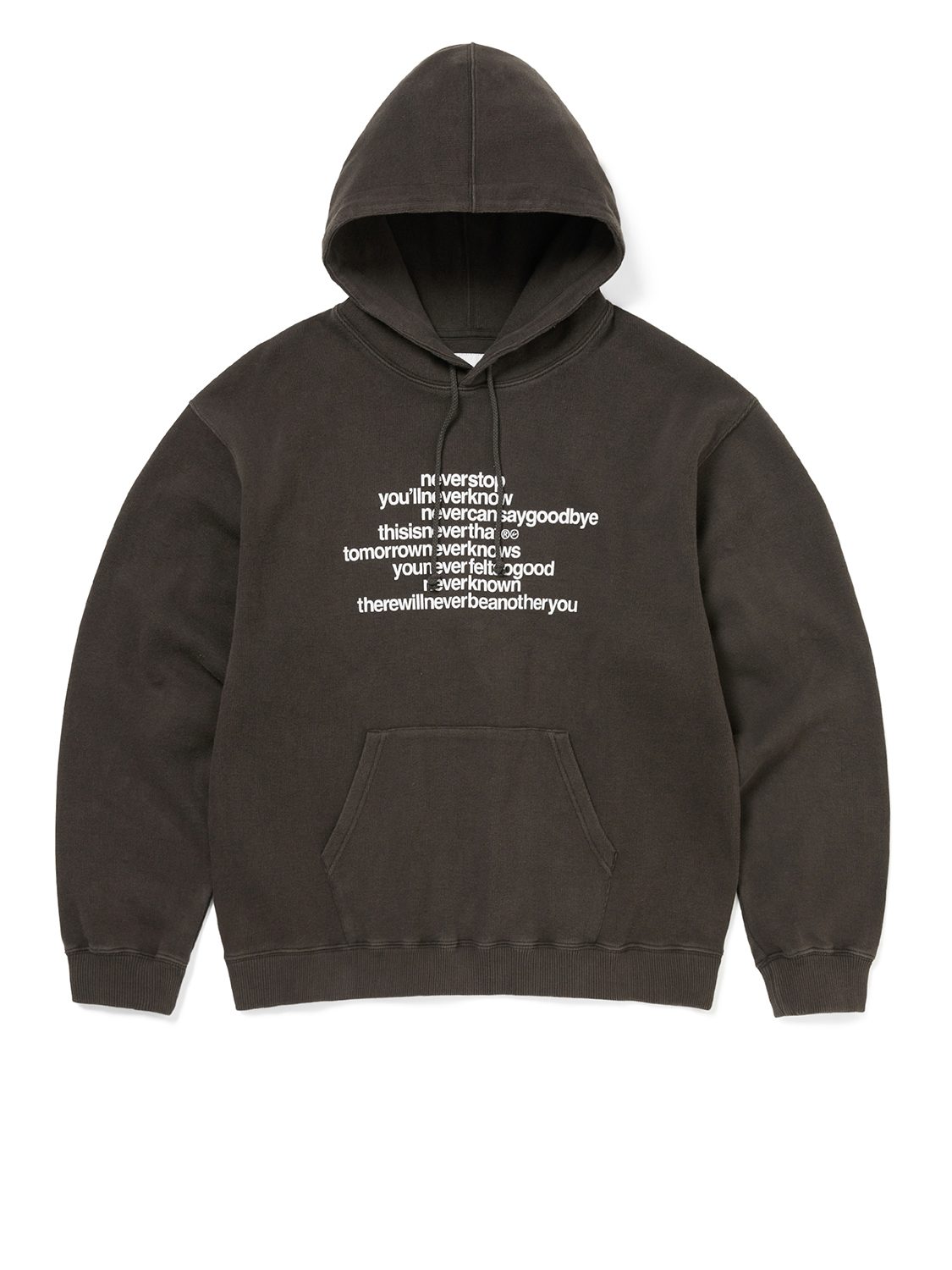thisisneverthat×fragment design パーカー フロントデザイン