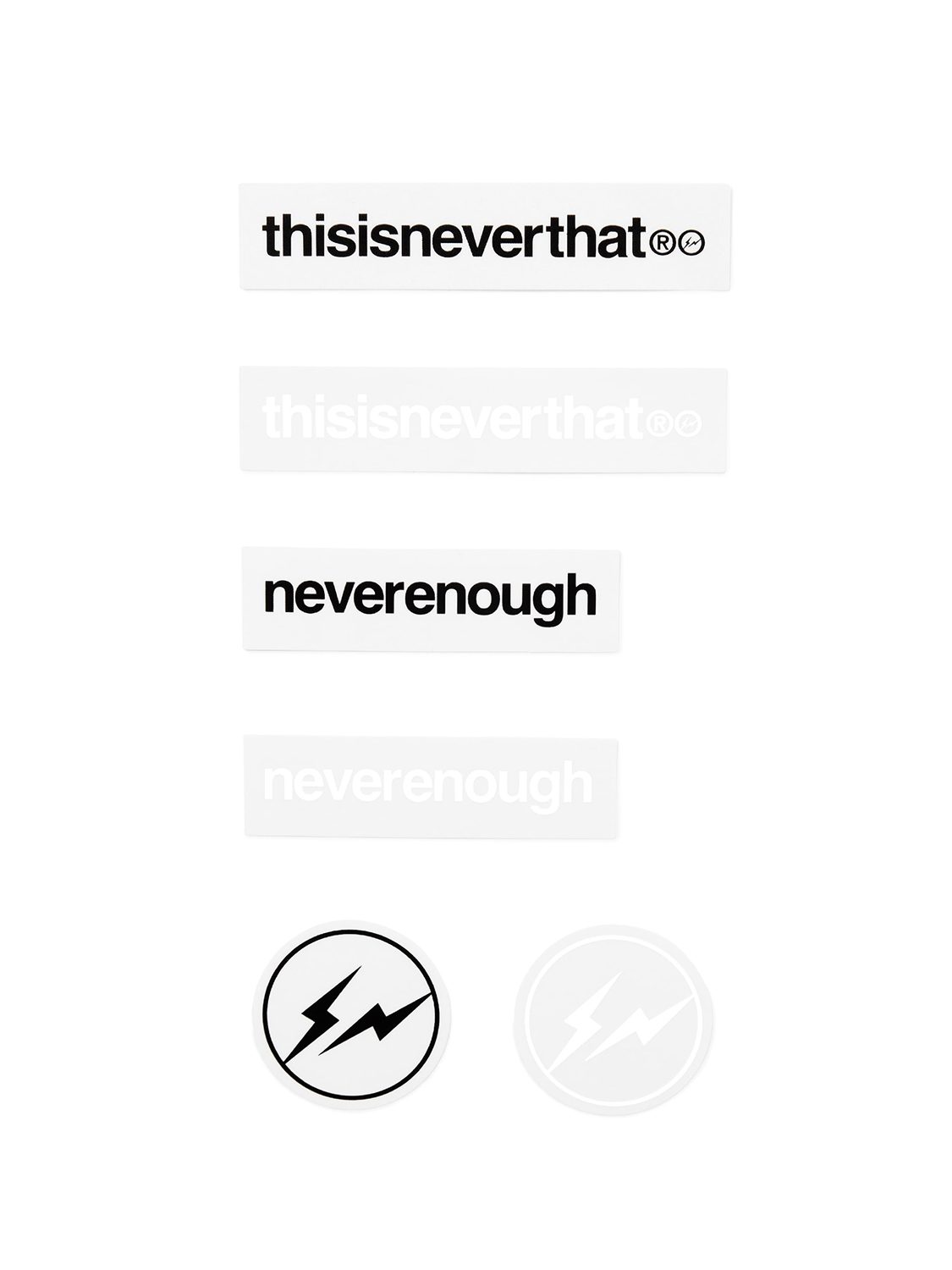thisisneverthat×fragment design 限定ステッカーパック
