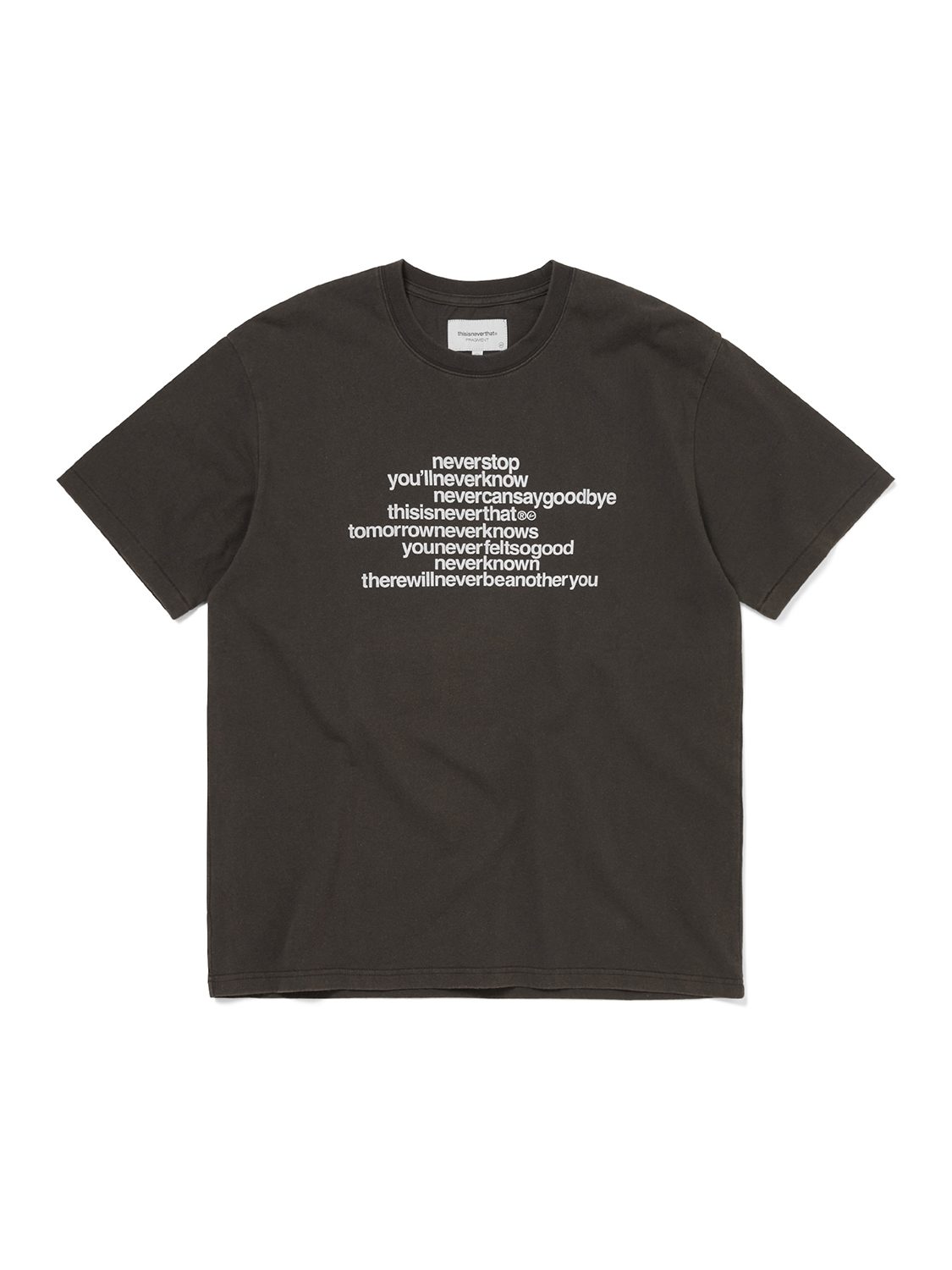 thisisneverthat×fragment design Tシャツ フロントデザイン