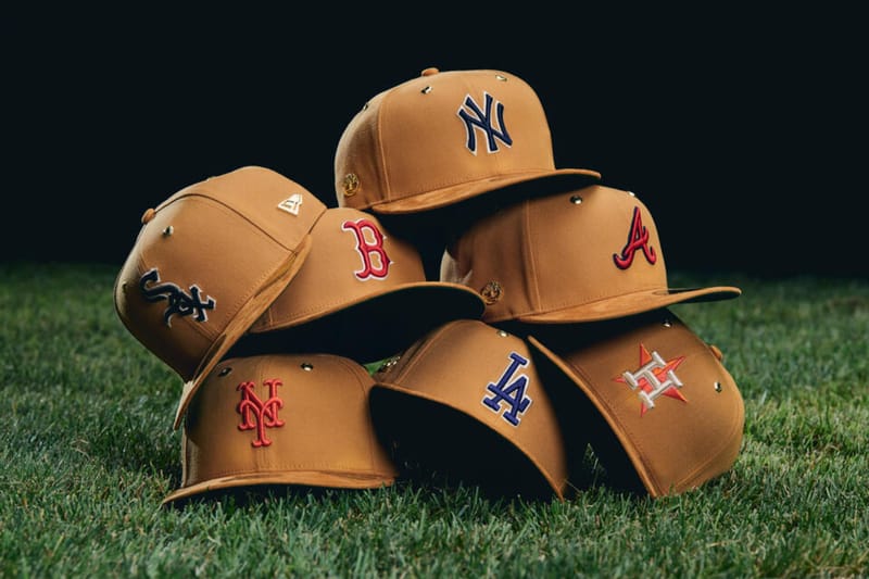 ティンバーランド×ニューエラ×MLBコラボ 59FIFTYキャップ 対象7球団分のロゴ刺繍