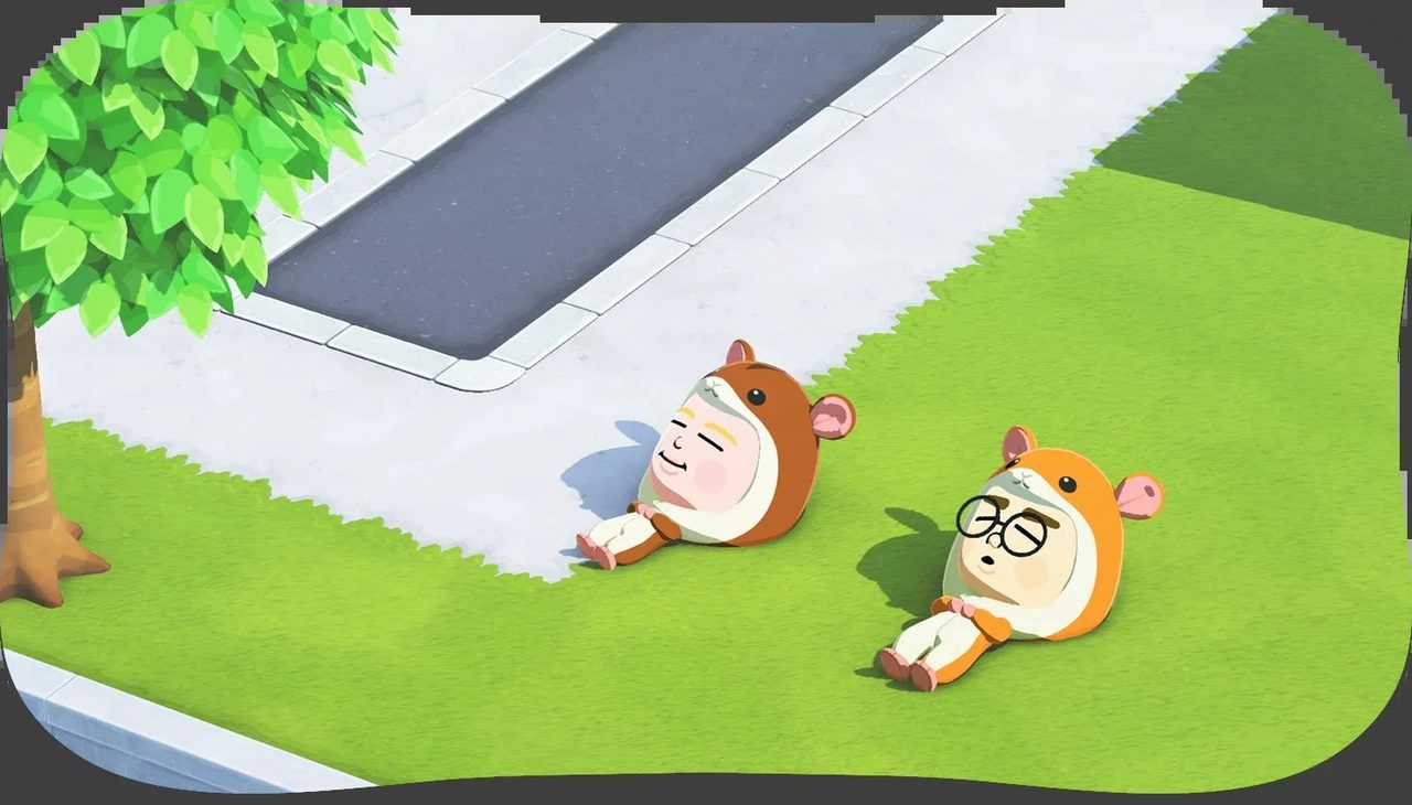 トモダチコレクション わくわく生活 コスチュームを着たMiiの画面