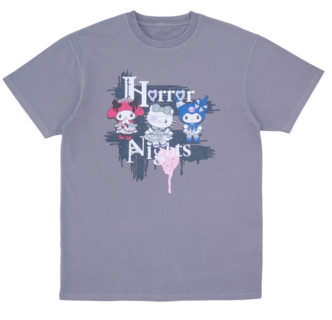 ハロウィーン・ホラー・ナイト2026 サンリオTシャツ ハローキティ・マイメロディ・クロミ