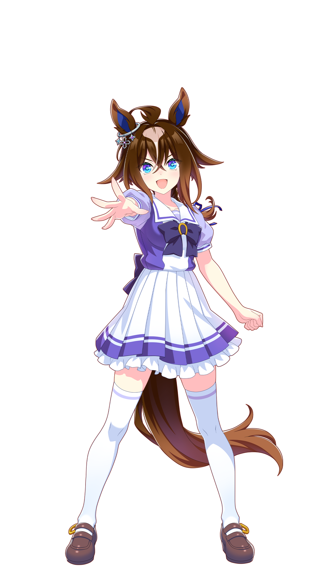 ウマ娘 エピファネイア 制服イラスト