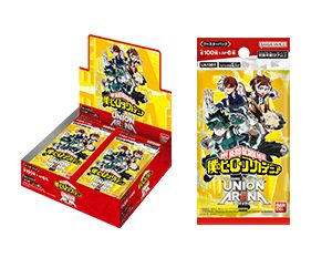 UNION ARENA 僕のヒーローアカデミア ブースターパック Vol.1 パッケージ