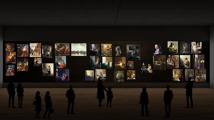 フェルメール展 会場のイメージ