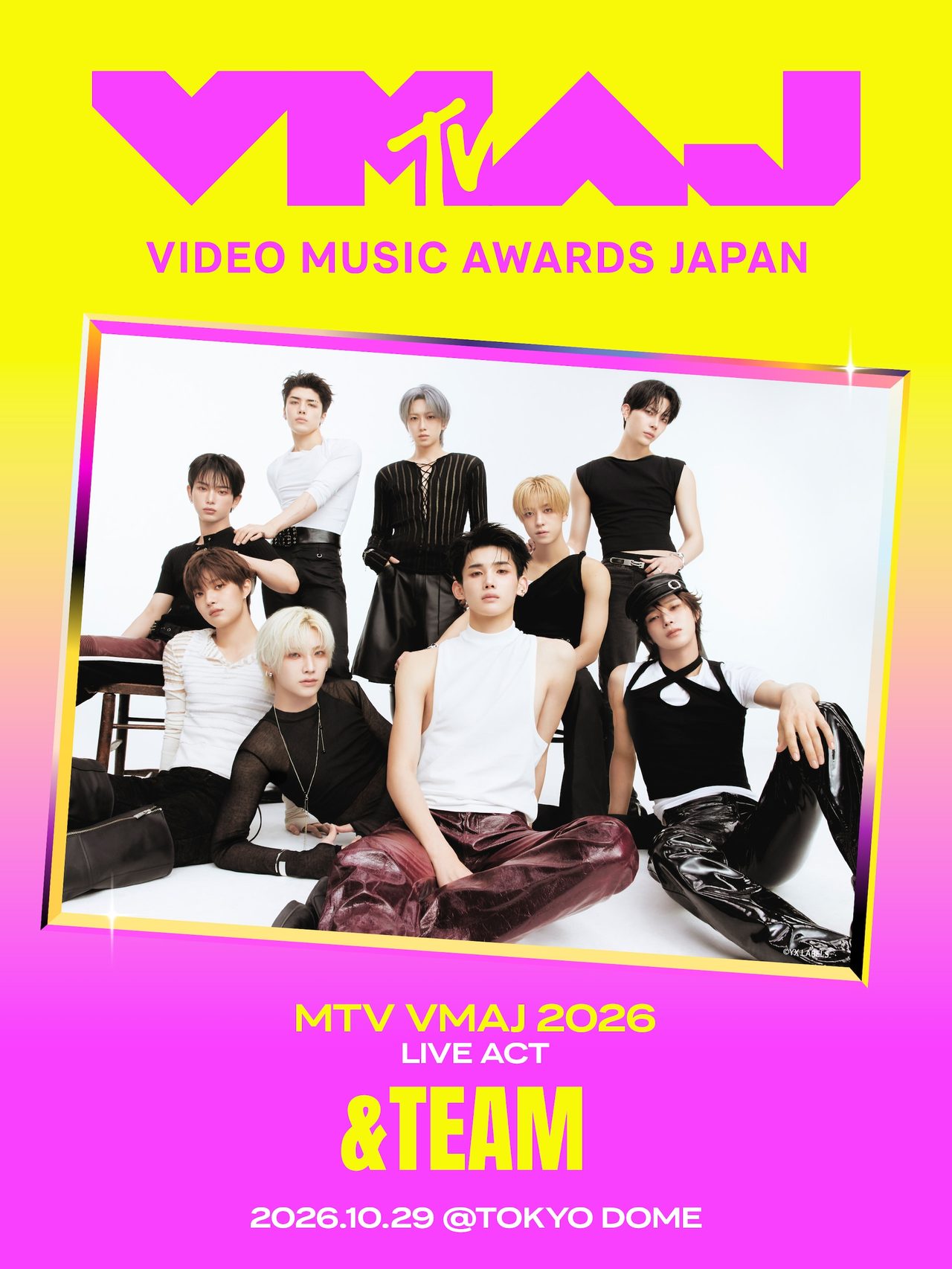 &TEAM MTV VMAJ2026出演