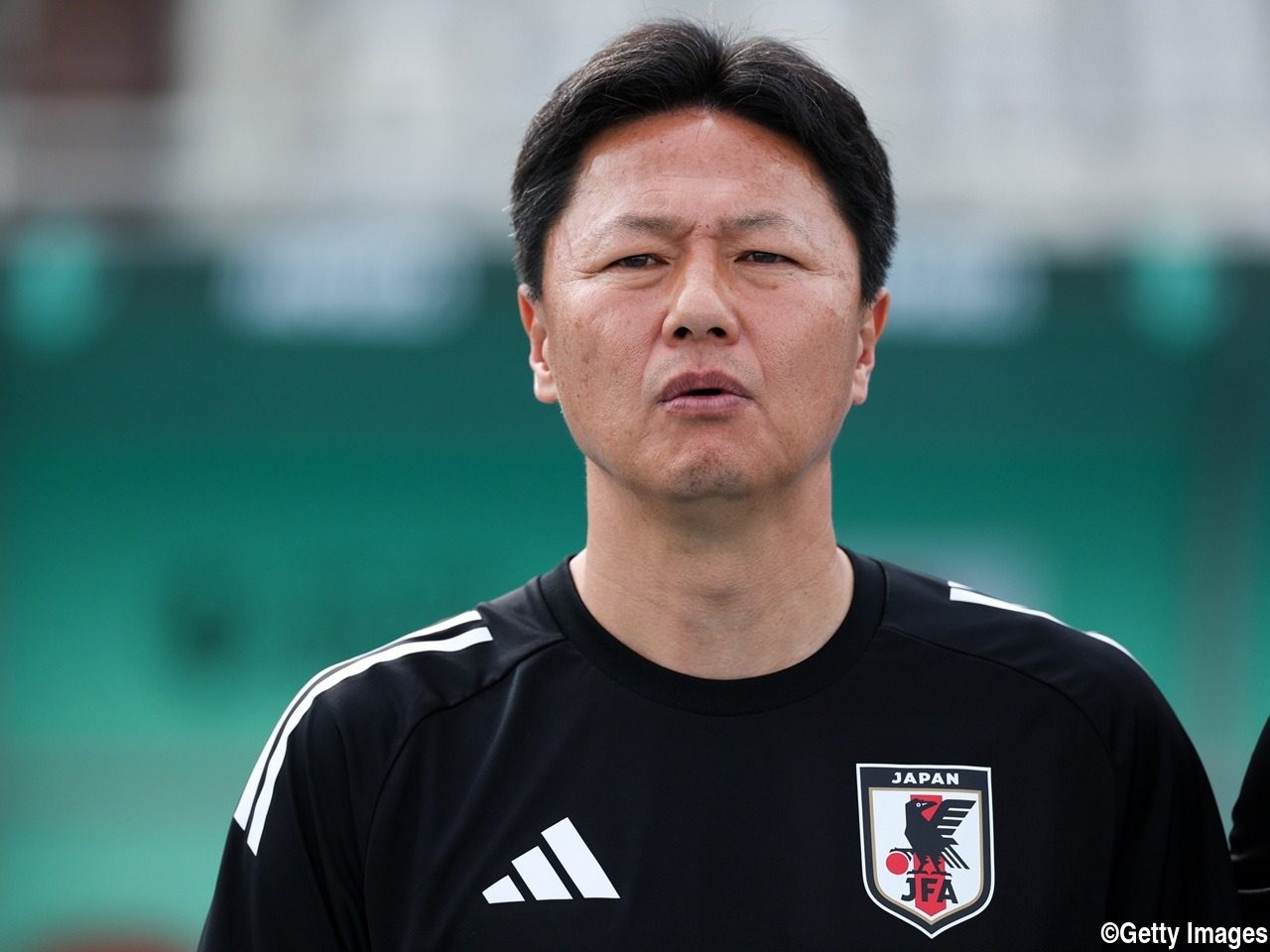 U-21日本代表を率いる大岩剛監督のポートレート