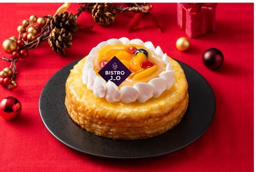 BISTRO J_Oクリスマス限定果実のミルクレープケーキ
