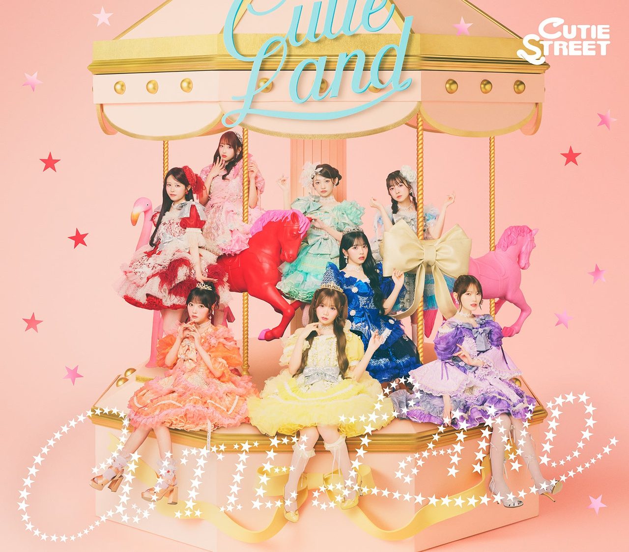 CUTIE STREET 1stアルバム『CUTIE LAND』通常盤ジャケット