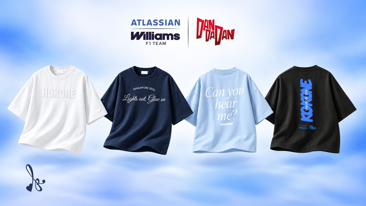 Williams F1×ダンダダンコラボの限定Tシャツ全4種ブラインドボックス