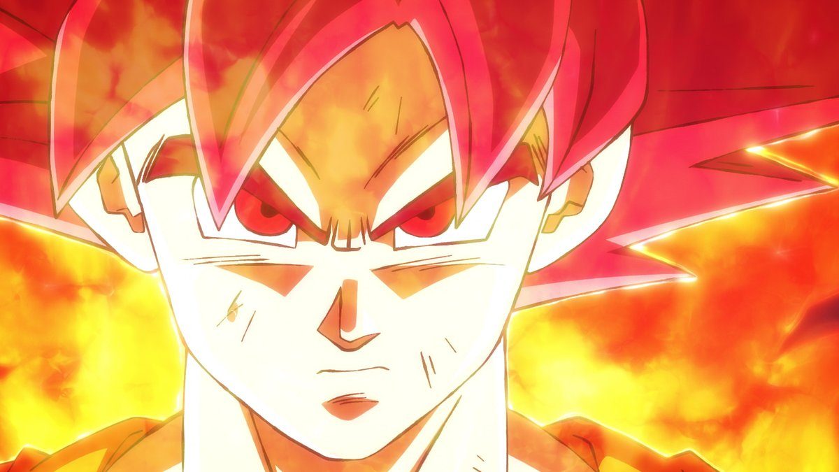 ドラゴンボール超ビルス超サイヤ人ゴッドに覚醒した孫悟空の戦闘カット