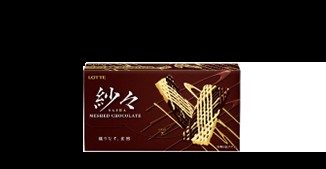 ロッテ 紗々 芳醇抹茶のパッケージ