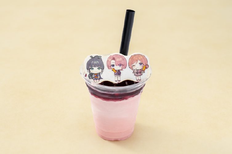 学マス祭の湯コラボ 雨夜燕たちのベリーベリーシェイク 750円