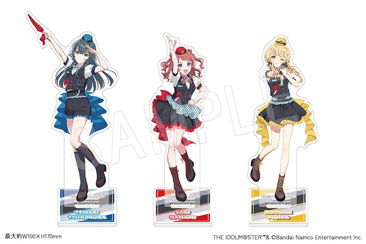 学マス祭の湯コラボ アクリルフィギュアスタンド西武鉄道ver 全3種 2200円