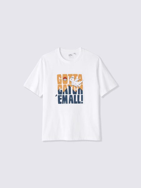 GU×ポケモン グラフィックT GOTTA CATCH EM ALLプリント 1,490円