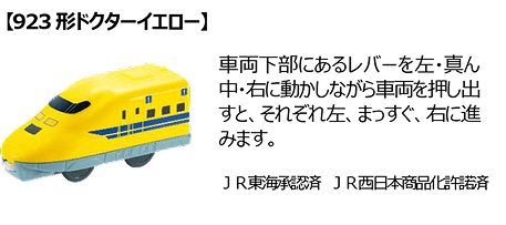 プラレール923形ドクターイエローおもちゃ