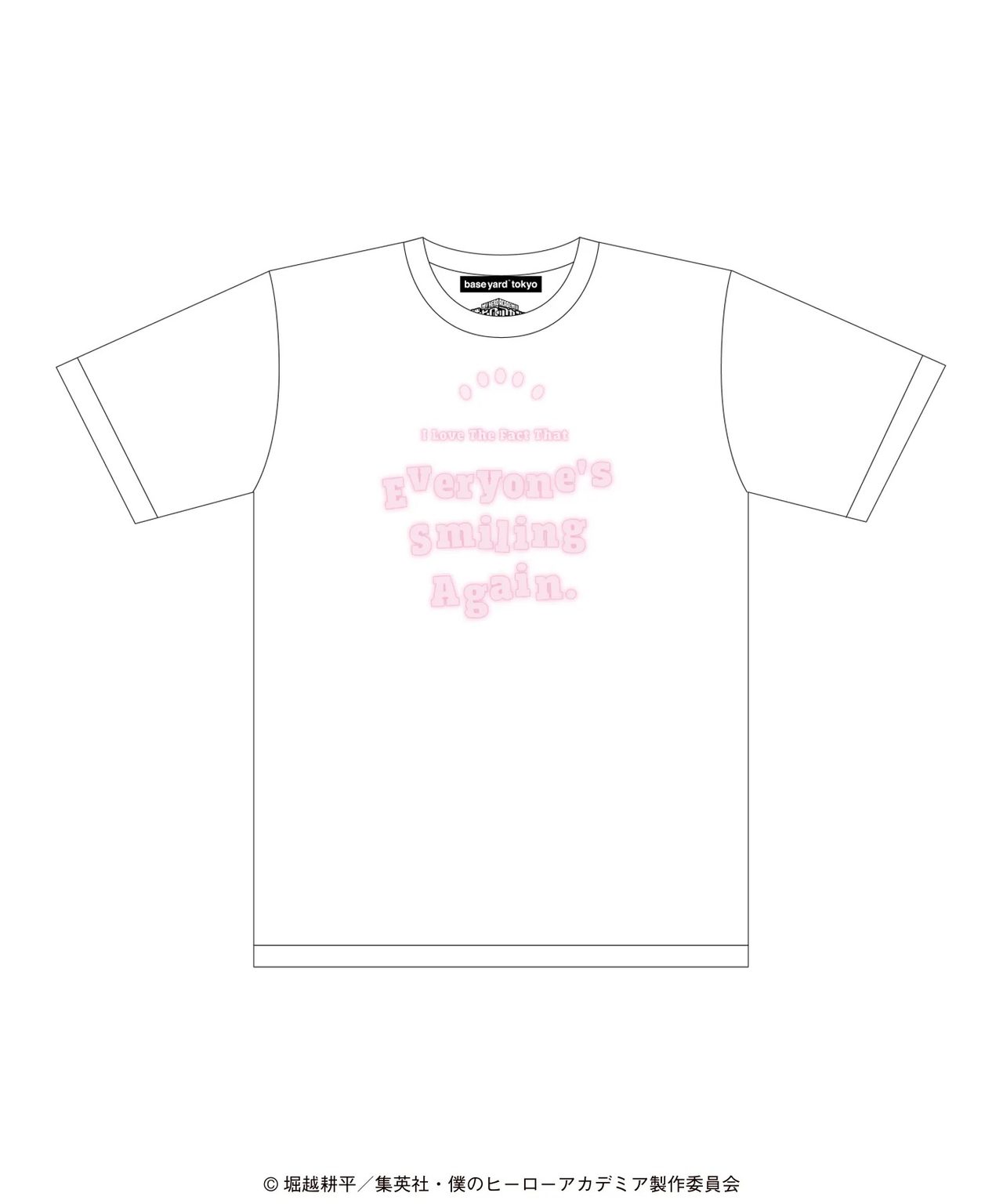 麗日お茶子のオリジナルMESSAGE Tシャツ