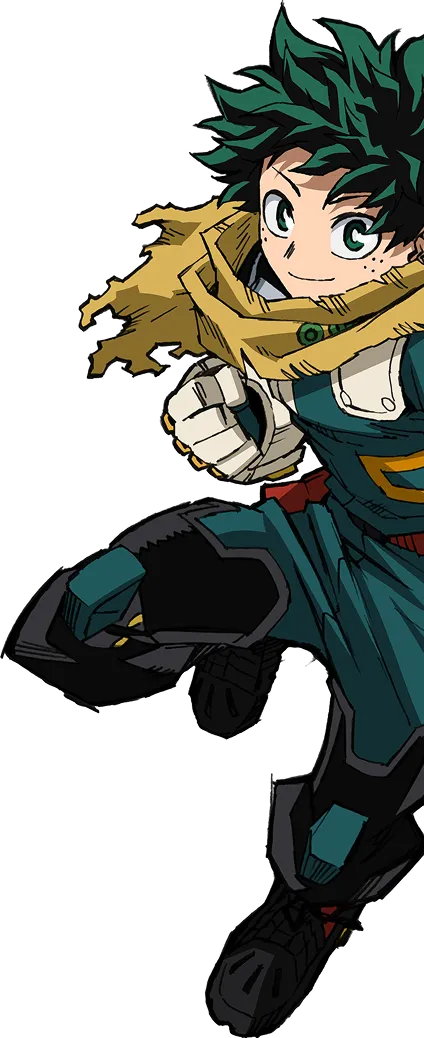 僕のヒーローアカデミア主人公・緑谷出久(デク)のキービジュアルイラスト