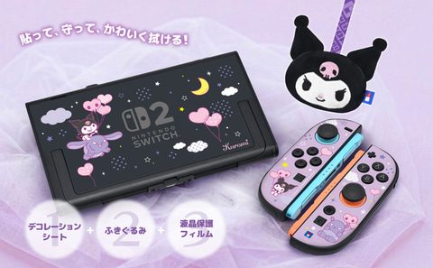 デコレーションキット with ふきぐるみ 内容物 デコレーションシート ふきぐるみ 液晶保護フィルム