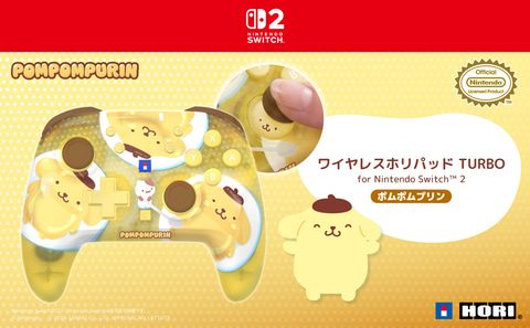 サンリオ ポムポムプリン ワイヤレスホリパッド TURBO for Nintendo Switch 2