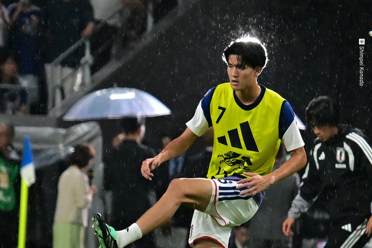 キリンチャレンジカップの試合前の様子