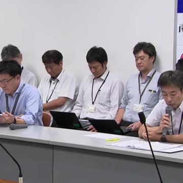 鹿児島県の会見の様子