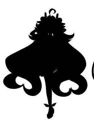 かっぱ寿司プリキュアクリアカードのキャラクター2シルエット