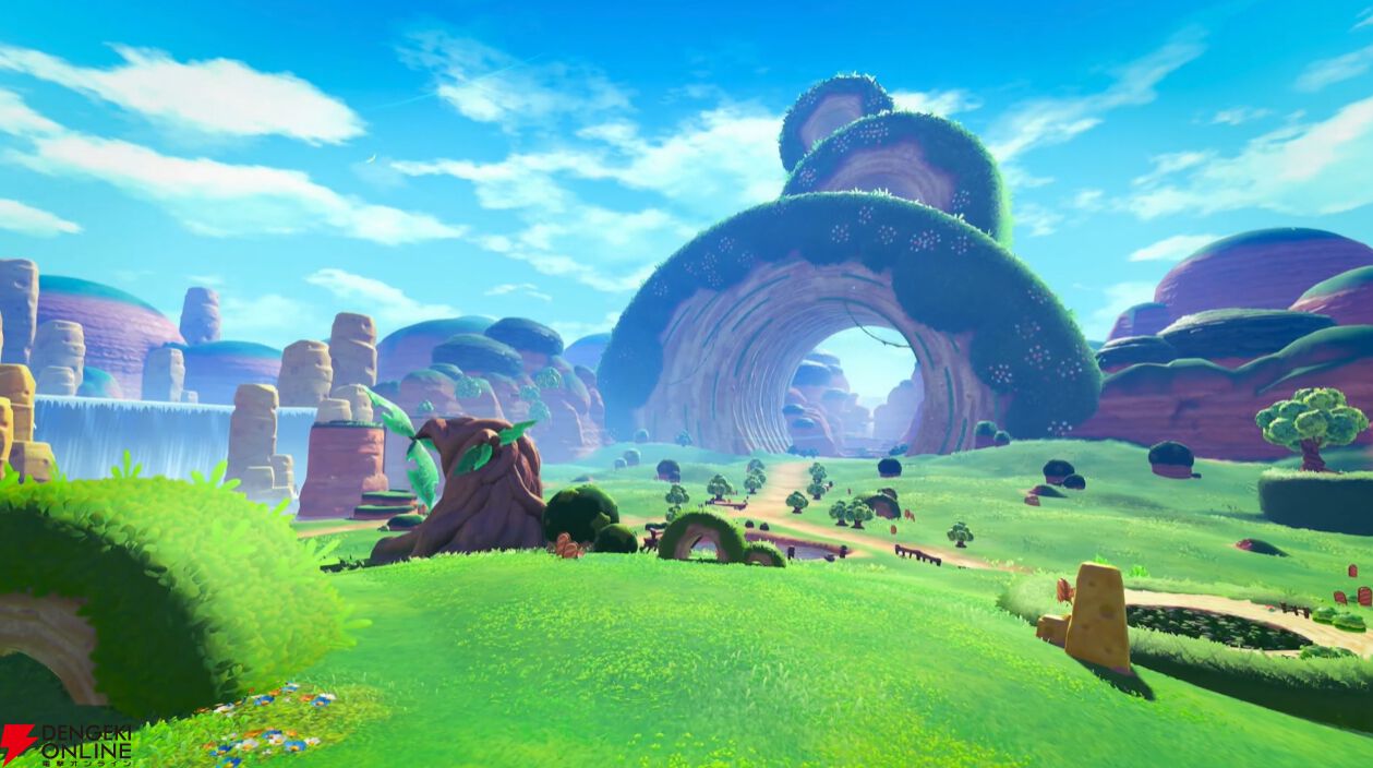 星のカービィ ワールドビヨンド フィールド風景
