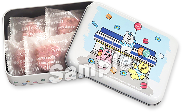 んぽちゃむ 缶入りチョコクランチ 5個入り