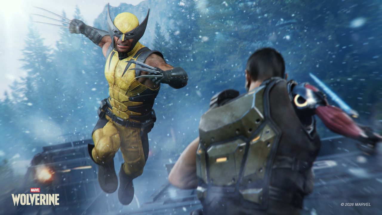 Marvel's Wolverine 雪原での戦闘シーン