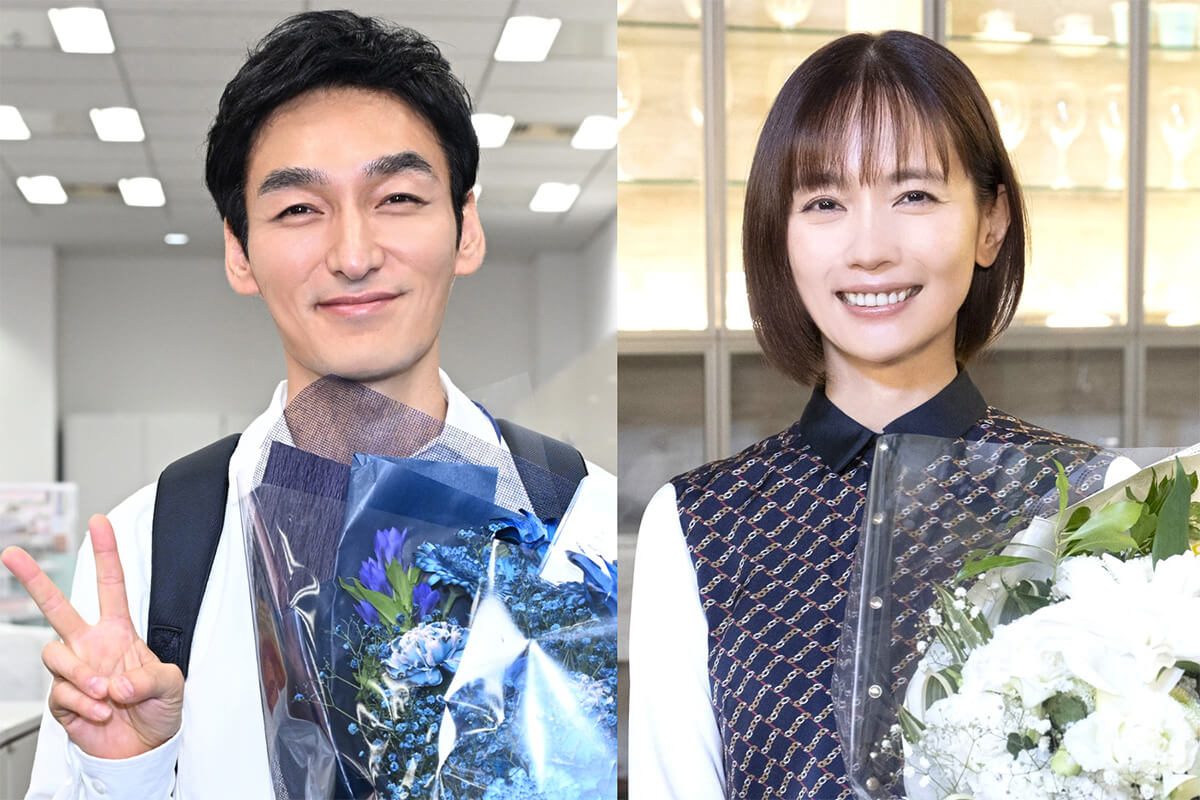 終幕のロンド クランクアップ 草彅剛さんと中村ゆりさん