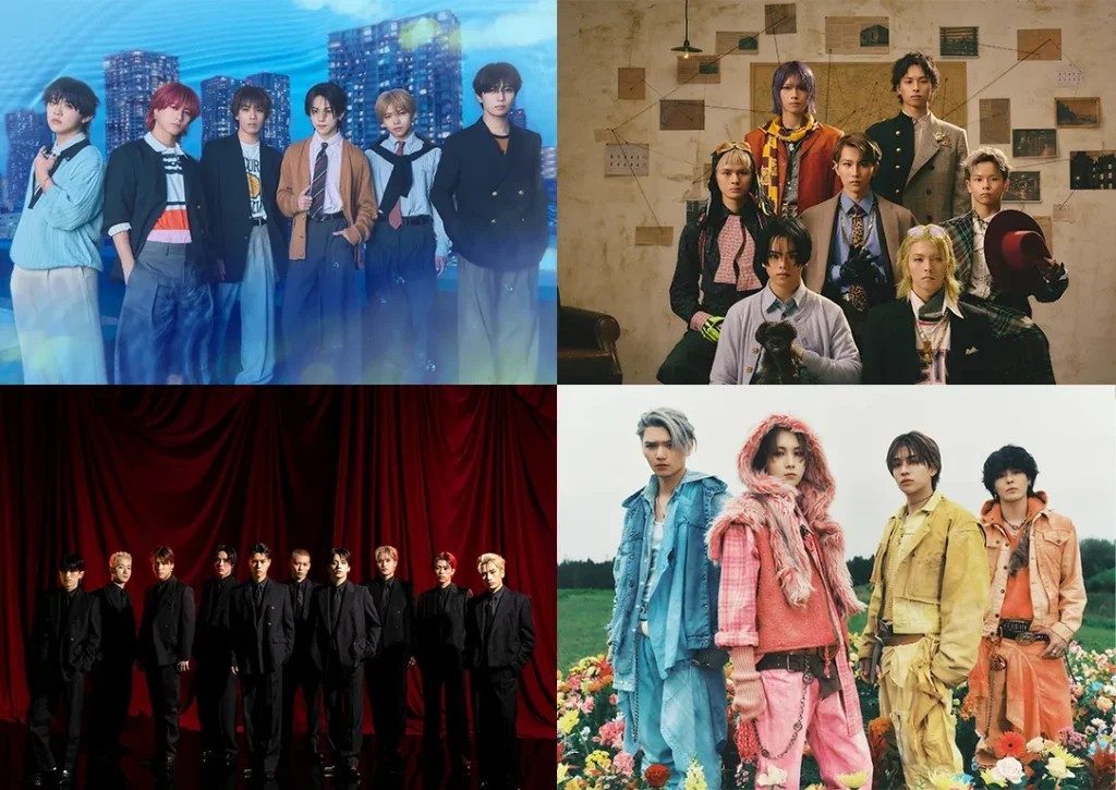 NEO EXILE出演4組 LIL LEAGUE KID PHENOMENON THE JET BOY BANGERZ WOLF HOWL HARMONYの集合写真