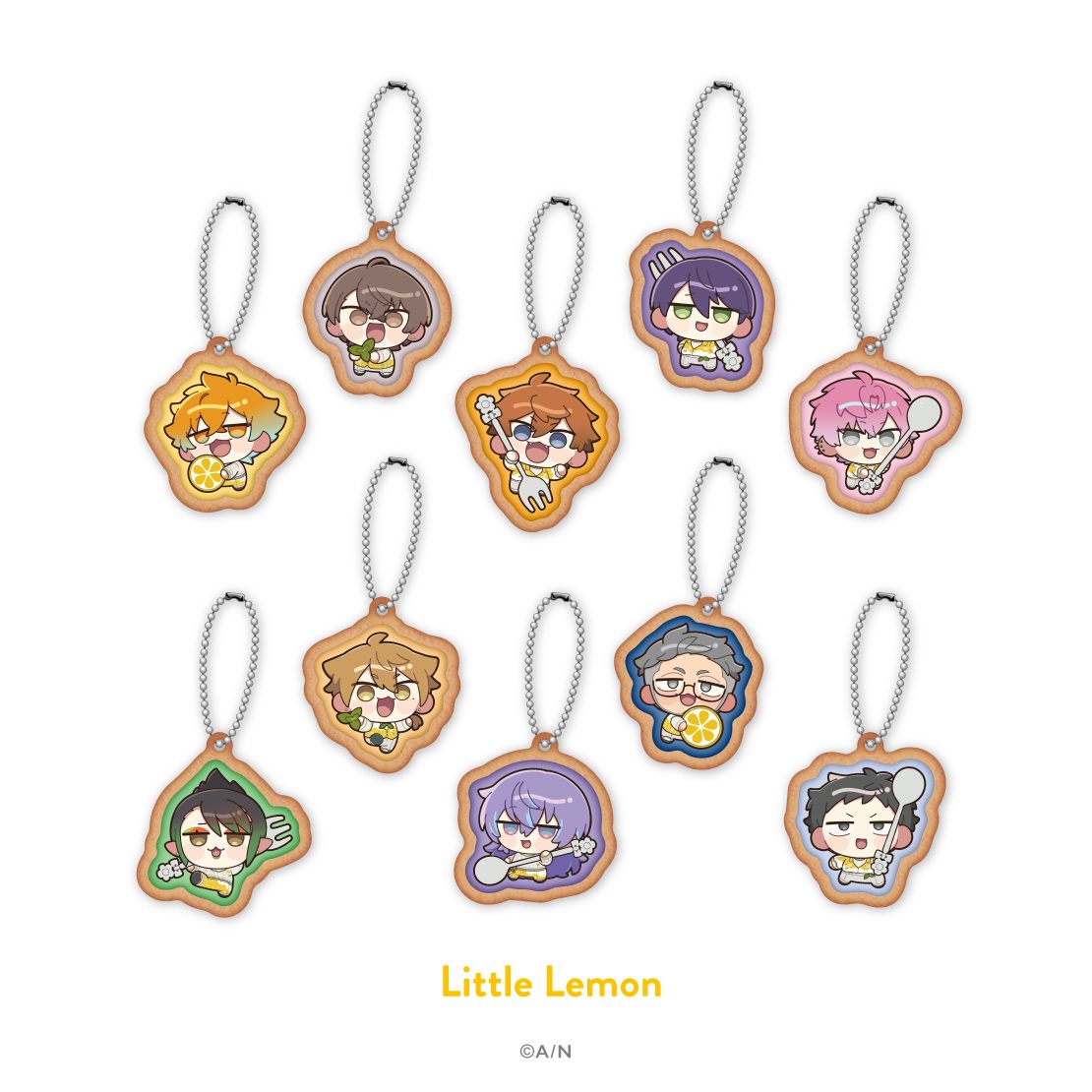 にじさんじ8th with cake キーホルダー Little Lemonデザインのラインナップ