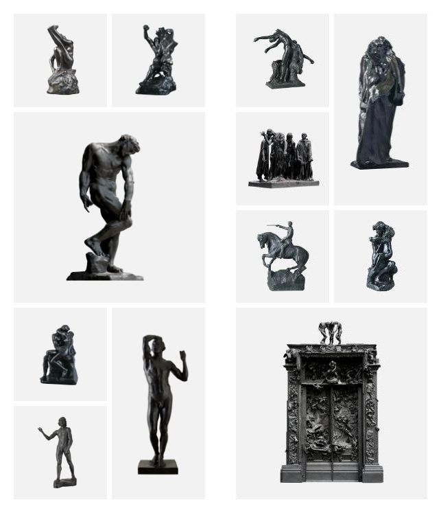 国立西洋美術館所蔵のロダン彫刻コレクション