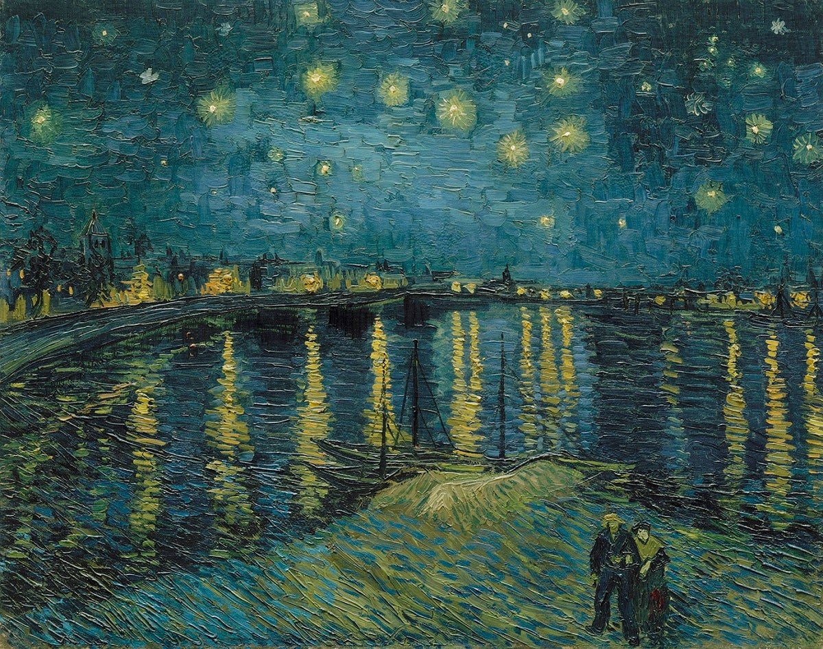 オルセー美術館展 ゴッホ 星月夜(ローヌ川の星月夜) 出品作品